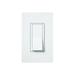 LUTRON ELECTRONICS Interruptor Claro, 3 Hilos, 15A, Color Blanco MOD: CA-3PS-WHS