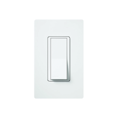 LUTRON ELECTRONICS Interruptor Claro, 3 Hilos, 15A, Color Blanco MOD: CA-3PS-WHS