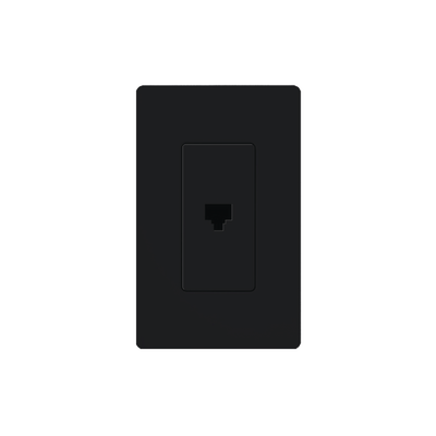 LUTRON ELECTRONICS Salida para teléfono RJ11 6 conductor MOD: CA-PJ-BL