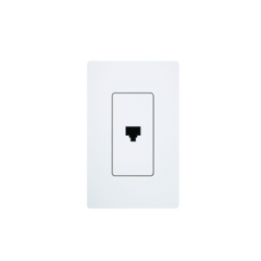 LUTRON ELECTRONICS Salida para teléfono RJ11 6 conductor MOD: CA-PJ-WH