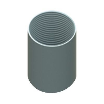 CATUSA Cople 3/4" (19mm) con rosca galvanizado etiqueta amarilla MOD: CATU-3823