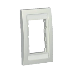 PANDUIT Marco de Placa Frontal Ejecutiva, Para dos Insertos de 1/2 o tres Insertos de 1/3, Color Blanco Mate MOD: CBEIWY