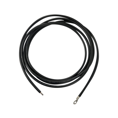 EPCOM POWERLINE Cable para Controlador, 3.0 m, Negro, Calibre 8 AWG con Terminal de Ojo en un Extremo MOD: CBL-8AWG-3BLK