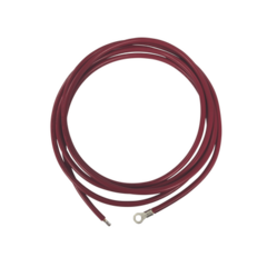 EPCOM POWERLINE Cable para Controlador 3.0 m, Rojo, Calibre 8 AWG con Terminal de Ojo en un Extremo MOD: CBL-8AWG-3R
