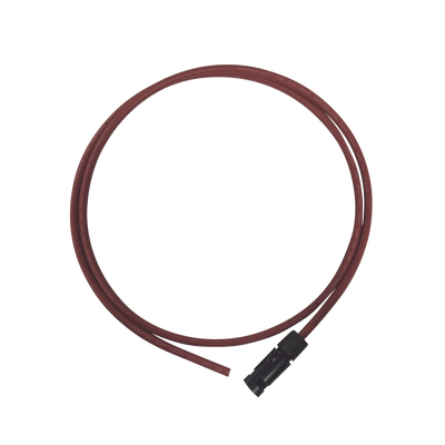 EPCOM POWERLINE Cable Fotovoltaico, 1.5 m, Rojo, Calibre 10 AWG con Terminal MC4-M en un Extremo MOD: CBL-MC4-1.5R