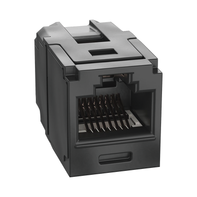PANDUIT Módulo Acoplador RJ45 a RJ45, Mini-Com, Categoría 6A, Color Negro MOD: CC6X88BL
