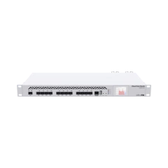 MIKROTIK () Cloud Core Router 12 puertos SFP, 1 SFP+ 10G, c/fuente redundante MOD: CCR1016-12S-1S+