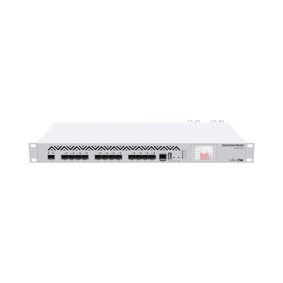 MIKROTIK () Cloud Core Router 12 puertos SFP, 1 SFP+ 10G, c/fuente redundante MOD: CCR1016-12S-1S+