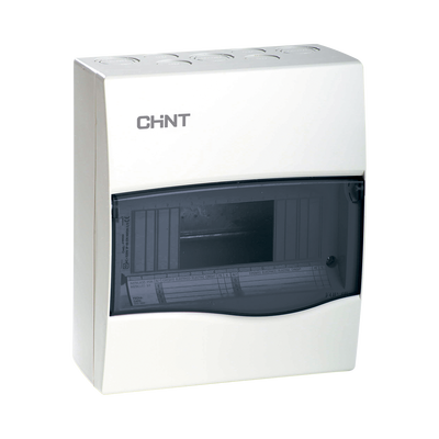 CHINT Caja de distribución para sobreponer, IP40, 08 módulos (SKU: 8101011) MOD: CD40S08