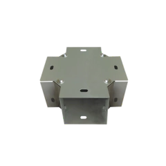 CHAROFIL Derivación "X" 65 x 65 mm, fabricado en lámina de acero al carbón MOD: CH-DCX65L