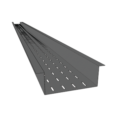 CHAROFIL Fondo Perforado Perfil Z ancho de 4" x 4" material Aluminio, incluye tornillería MOD: CH-FPZ4X4ALK