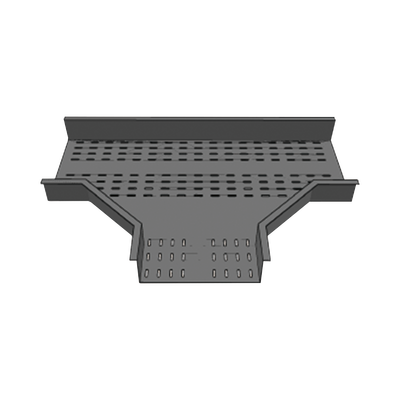 CHAROFIL "T" horizontal para fondo perforado de 4 x 4" Perfil Z MOD: CHTHFPZ4X4AK