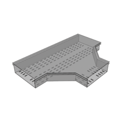 CHAROFIL Tapa "T" horizontal para fondo solido perforado de 4" Perfil Z MOD: CH-TTHFPZ4A