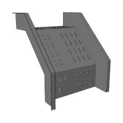 CHAROFIL Curva vertical exterior para fondo perforado 4 x 4" Perfil Z MOD: CHVEFPZ4X4AK