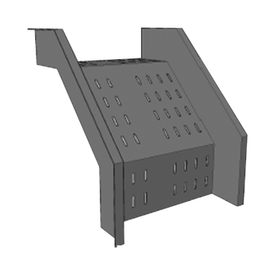 CHAROFIL Curva vertical exterior para fondo perforado 4 x 4" Perfil Z MOD: CHVEFPZ4X4AK