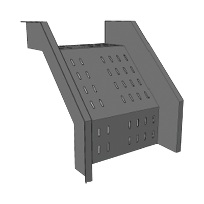 CHAROFIL Curva vertical exterior para fondo perforado 4 x 6" Perfil Z MOD: CHVEFPZ6X4AK