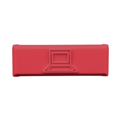 PANDUIT Paquete de 100 Iconos de Datos de Instalación a Presión, Para Jacks Mini-Com de Panduit, De Plástico, Color Rojo CIDRD-C