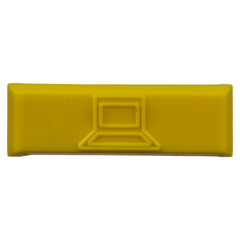 PANDUIT Paquete de 100 Iconos de Datos de Instalación a Presión, Para Jacks Mini-Com de Panduit, De Plástico, Color Amarillo MOD: CIDYL-C