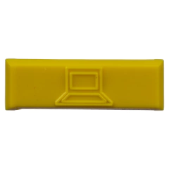 PANDUIT Paquete de 100 Iconos de Datos de Instalación a Presión, Para Jacks Mini-Com de Panduit, De Plástico, Color Amarillo MOD: CIDYL-C
