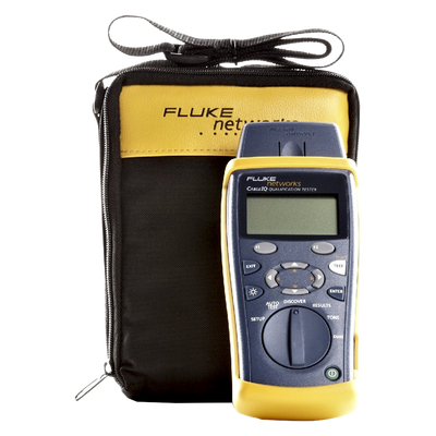 FLUKE NETWORKS Calificador de Red CableIQ™, para Medición de Capacidades en Redes 10/100/1000 Base-T, y Compatibilidad con VoIP, Datos y Vídeo MOD: CIQ-100