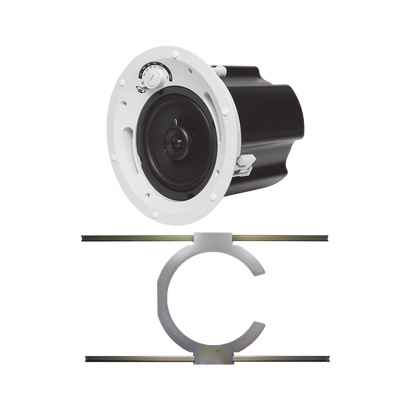 TRUAUDIO KIT de Bocina de Techo TruAudio de 7in G72 con Soporte de Acero Rígido para Techos Suspendidos MOD: CL70V6UL/S