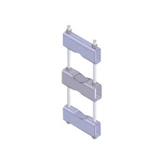SINCLAIR Herraje Sencillo de Montaje para Antena o Mástil con diámetros de 5 pulg. (8.89-14.13 cm.). MOD: CLAMP-006C