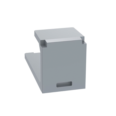 PANDUIT Módulo de tapa ciega (Inserto Ciego), Mini-Com, Color Gris, 1 Pieza CMBIG-X