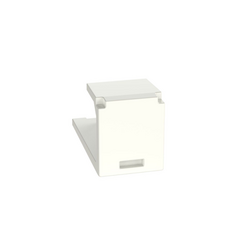 PANDUIT Módulo de tapa ciega (Inserto Ciego), Mini-Com, Color Blanco Mate, 1 Pieza CMBIW-X