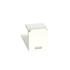 PANDUIT Módulo de tapa ciega (Inserto Ciego), Mini-Com, Color Blanco Mate, 1 Pieza CMBIW-X