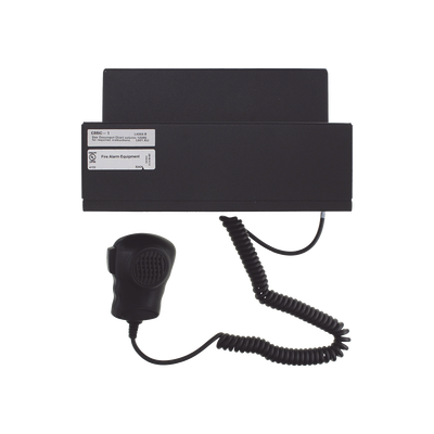 NOTIFIER Chasis Con Micrófono / Compatible con DVC-EM de NOTIFIER / Color Negro CMIC-1