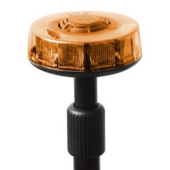 FEDERAL SIGNAL Luz telescópica trasera ámbar con mástil de 3 secciones, 15 LEDs en tecnología SOLARIS MOD: CO-400-A