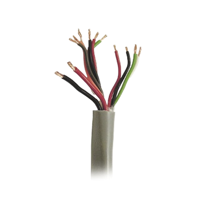 VIAKON Retazo 20 metros de cable color gris para Sistemas de Alarmas de Intrusión y Control de Acceso. ( 5 pares calibre 22) ( 1 par calibre 18 ) MOD: COMPOSITECBL*30MTS