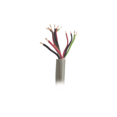 VIAKON Retazo 55 metros de cable color gris para Sistemas de Alarmas de Intrusión y Control de Acceso. ( 5 pares calibre 22) ( 1 par calibre 18 ) MOD: COMPOSITECBL*55