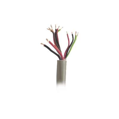 VIAKON Retazo 55 metros de cable color gris para Sistemas de Alarmas de Intrusión y Control de Acceso. ( 5 pares calibre 22) ( 1 par calibre 18 ) MOD: COMPOSITECBL*55