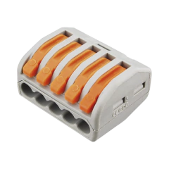 EPCOM POWERLINE Conector Compacto para 1 Cable de Entrada 4 Cables de Salida / Cables Compatibles 12AWG-28AWG MOD: CON-1006