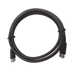 EPCOM TITANIUM Conector Cable Coaxial / F Macho a F Macho / 30 Centimetros / Cable RG6 MOD: CON-F01RG6