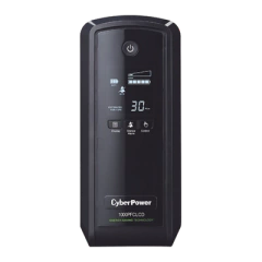 CYBERPOWER UPS de 1000 VA/600 W, Topología Línea Interactiva, Entrada 120 Vca NEMA 5-15P, Onda Senoidal Pura, Tipo Torre, Con 10 Tomas NEMA 5-15R MOD: CP1000PFCLCD