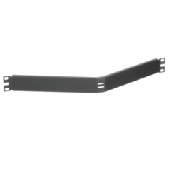 PANDUIT Tapa Ciega Para Rack Estándar de 19in, Angulado, de Acero, 1UR, Color Negro MOD: CPAF1BLY