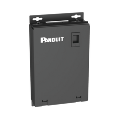 PANDUIT Punto de Consolidación de 12 Puertos Mini-Com, Instalación en Piso, Pared o Techo, Fabricado en Acero, Color Negro MOD: CPB12BL