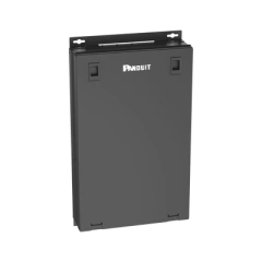 PANDUIT Punto de Consolidación Para 48 Puertos, Con Espacio para 2 UR , Instalación en Piso, Pared o Techo, Fabricado en Acero, Color Negro MOD: CPB48BL
