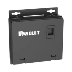PANDUIT Punto de Consolidación de 6 Puertos Mini-Com, Instalación en Piso, Pared o Techo, Fabricado en Acero, Color Negro MOD: CPB6BL