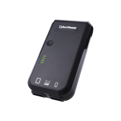 CYBERPOWER Banco de Batería (Cargador Portátil) Para Celular, de 5200 mAh, Con dos Puertos USB MOD: CPBC5200AC
