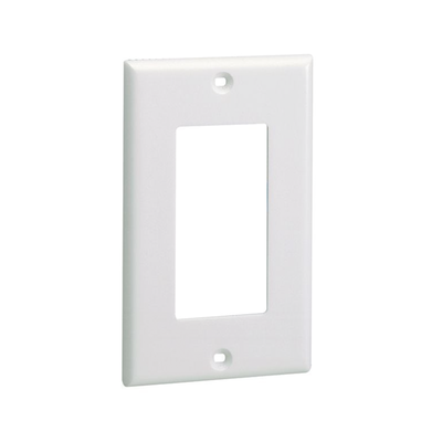 PANDUIT Placa de Pared Frontal Estándar GFCI, Material ABS, Color Blanco CPGWH