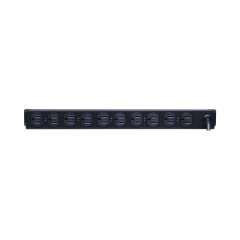 CYBERPOWER PDU Básico Para Distribución de Energía, Con 10 Tomas NEMA 5-15R Traseras, 1UR, 15 Amp, 120 Vca MOD: CPS1215RM