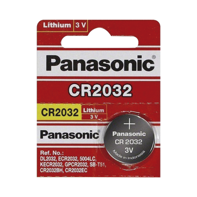 PANASONIC Batería de litio de 3 V a 225 mAh ( Batería no recargable ) CR2032