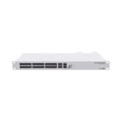 MIKROTIK Cloud Router Switch, Sistema Operativo Dual 24 Puertos 10G SFP+, 2 Puertos 40G QSFP+ MOD: CRS326-24S+2Q+RM