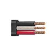 VIAKON Cable trifásico plano para bomba sumergible 3 X 10 AWG Venta / metro. MOD: CS11