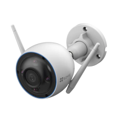EZVIZ Bala WiFi / 3 Megapixel (2K) / Detección humana / Detección De Vehiculo / Alertas de Voz Personalizables / Sirena / Luz Parpadeante / Colores en Oscuridad / Micro SD / Uso En Exterior MOD: CS-H3-2K
