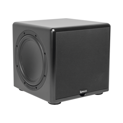 TRUAUDIO Subwoofer compacto de 12 in | 2 radiadores pasivos | amplificador interno de 350W MOD: CSUB-12