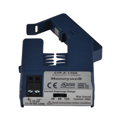 HONEYWELL BMS Transductor de corriente, 0-10 vcd MOD: CTP-10V-120A